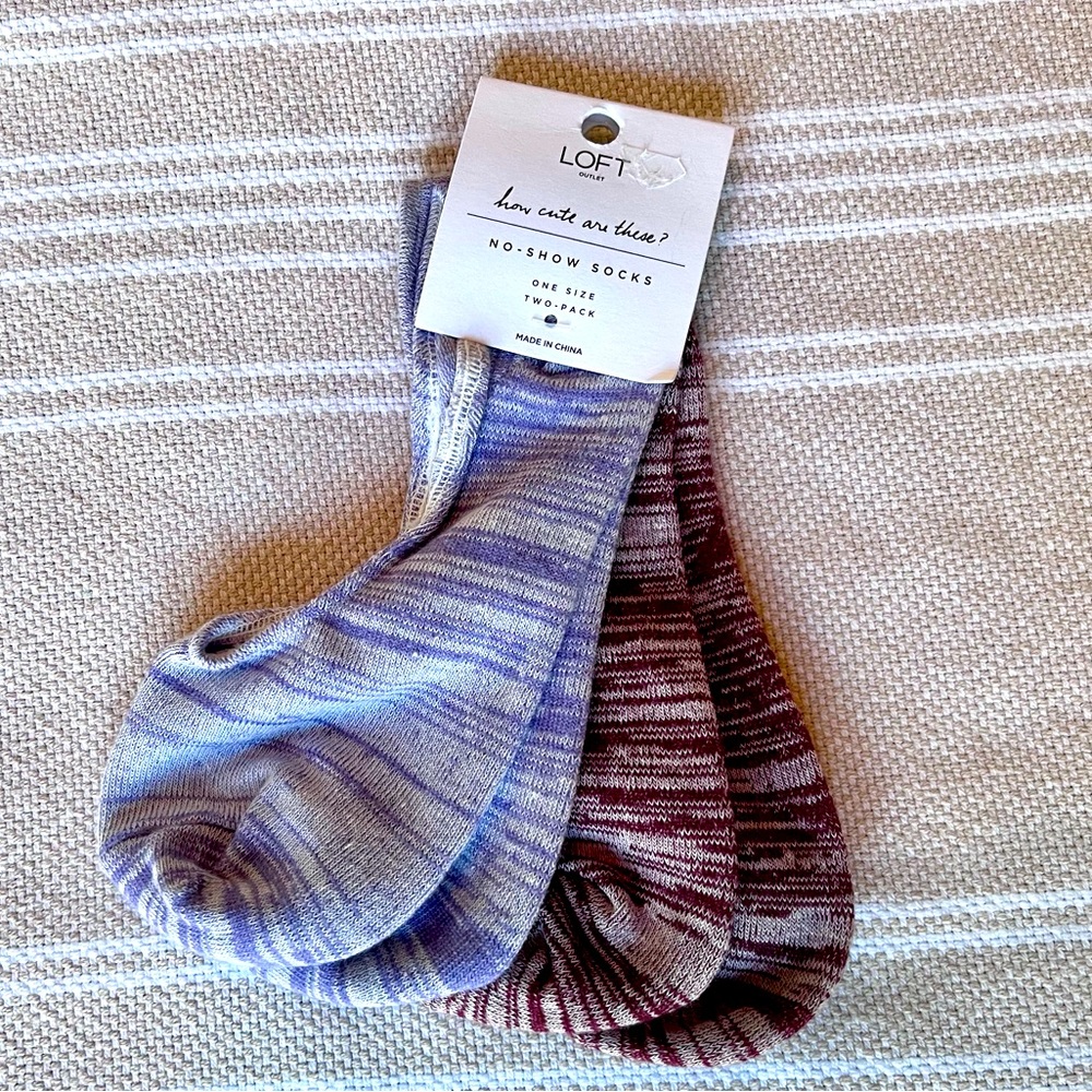 Loft no-show socks. NWT.